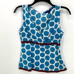 Boden Sleeveless Summer Top Size Small